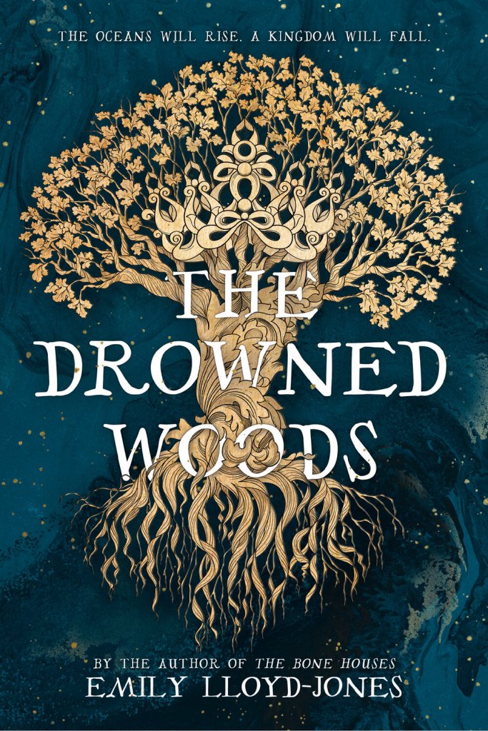 the book cover for The Drowned Woods by Emily Lloyd-Jones